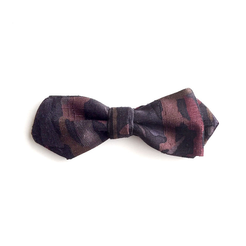 Forest landscape bow tie