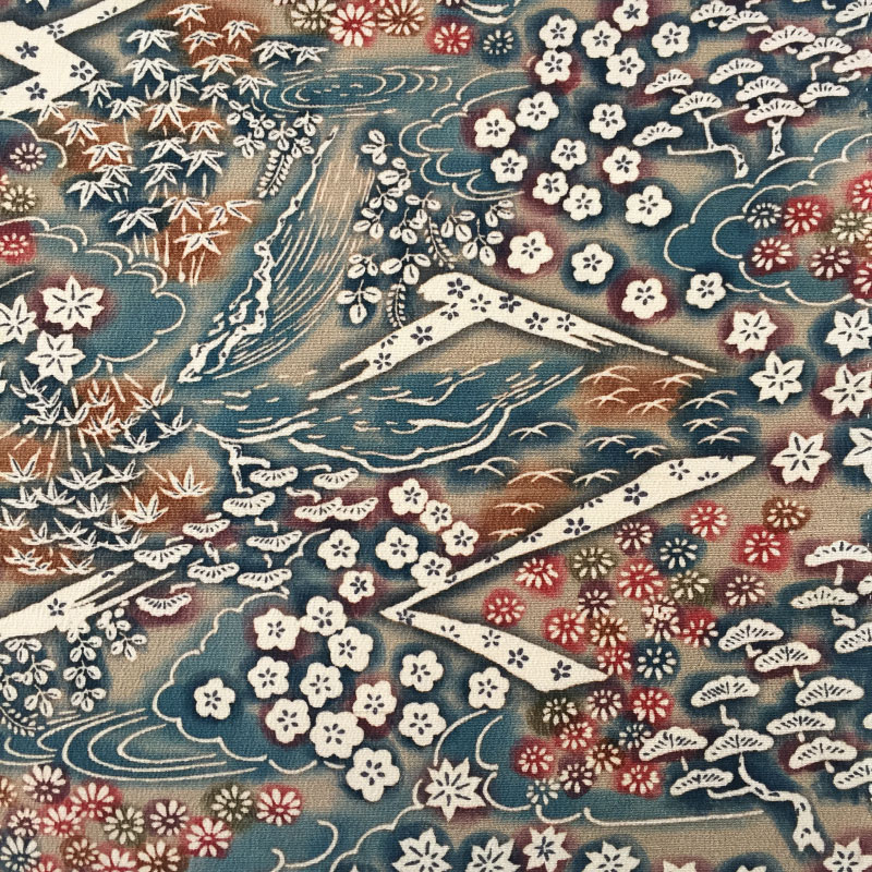 Chirimen vintage Japanese silk bow ties
