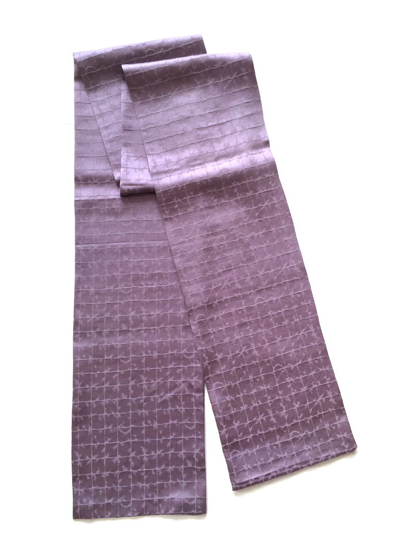 Barb wire pattern silk scarf